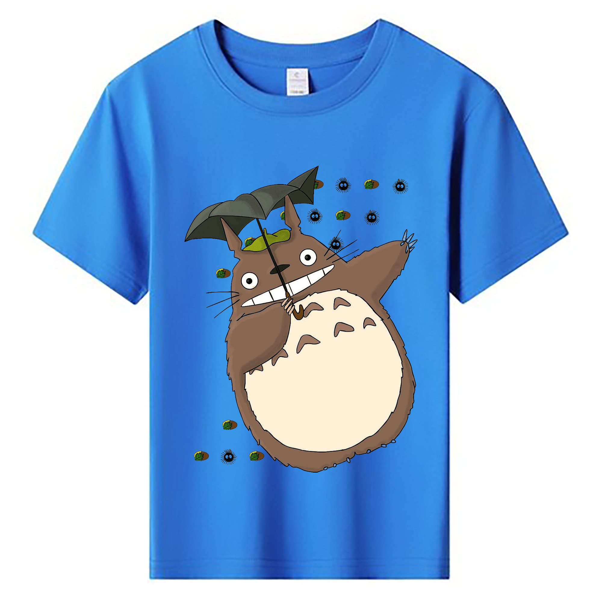 （画像用） となりのトトロ 草壁メイ 草壁サツキ My Neighbor Totoro Satsuki Kusakabe Mei Kusakabe 綿100％キッズTシャツ（フロントプリント）